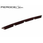 FIAT 500 ABARTH Front Bumper Grill Insert by Feroce - Carbon Fiber in Red Candy - North American Model
